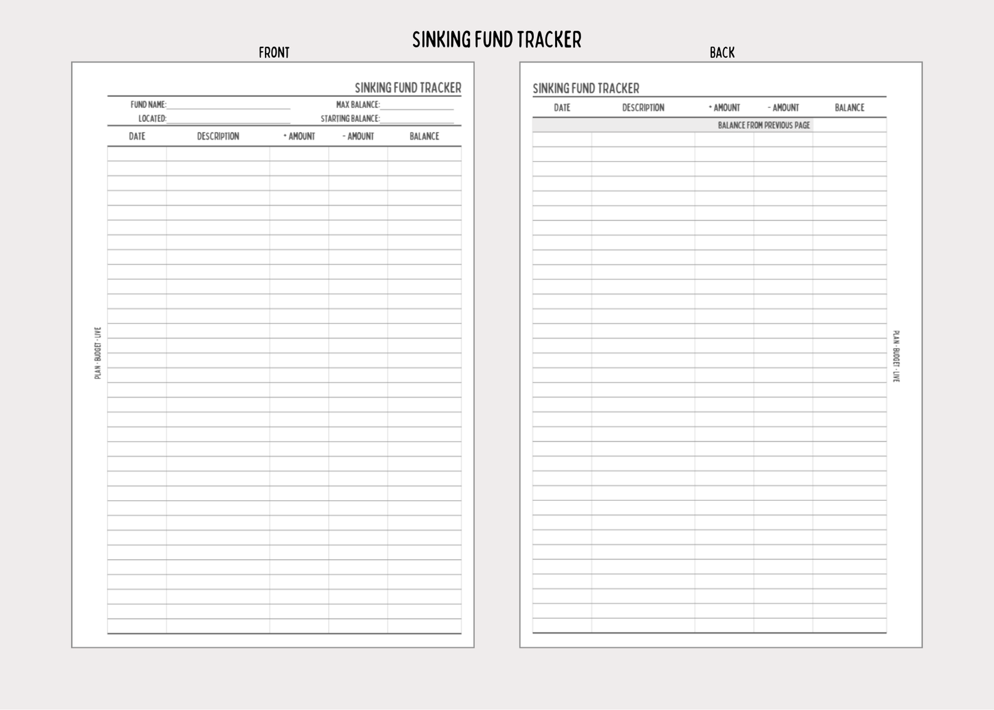 Budget Tracker Bundle